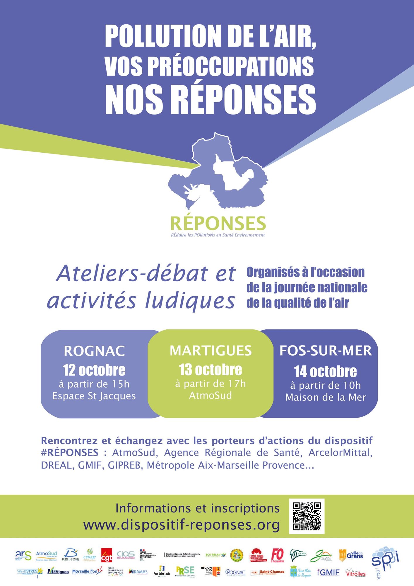 Pollution de l'air, vos préoccupations, nos RÉPONSES