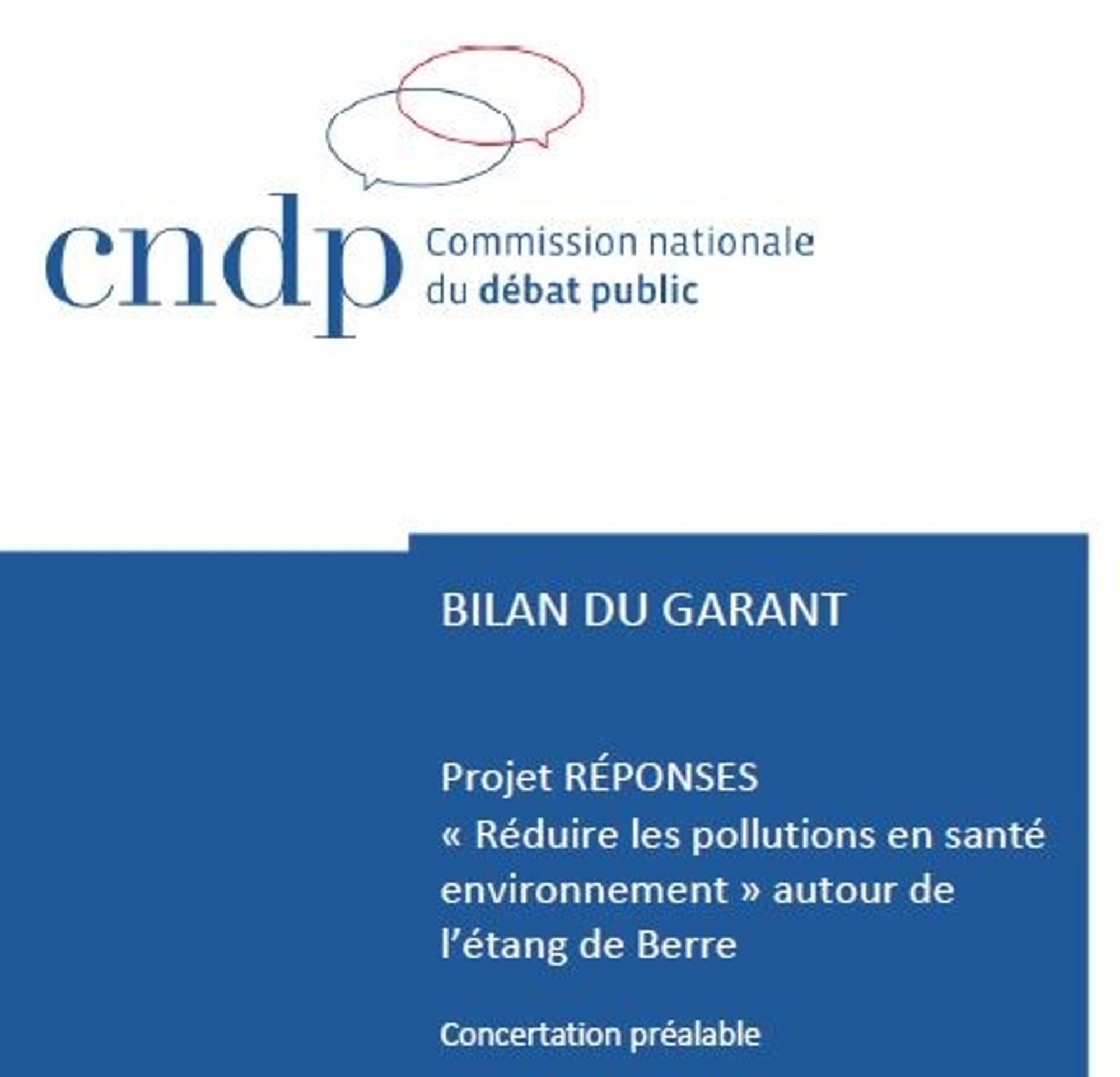 Bilan de la concertation par la CNDP