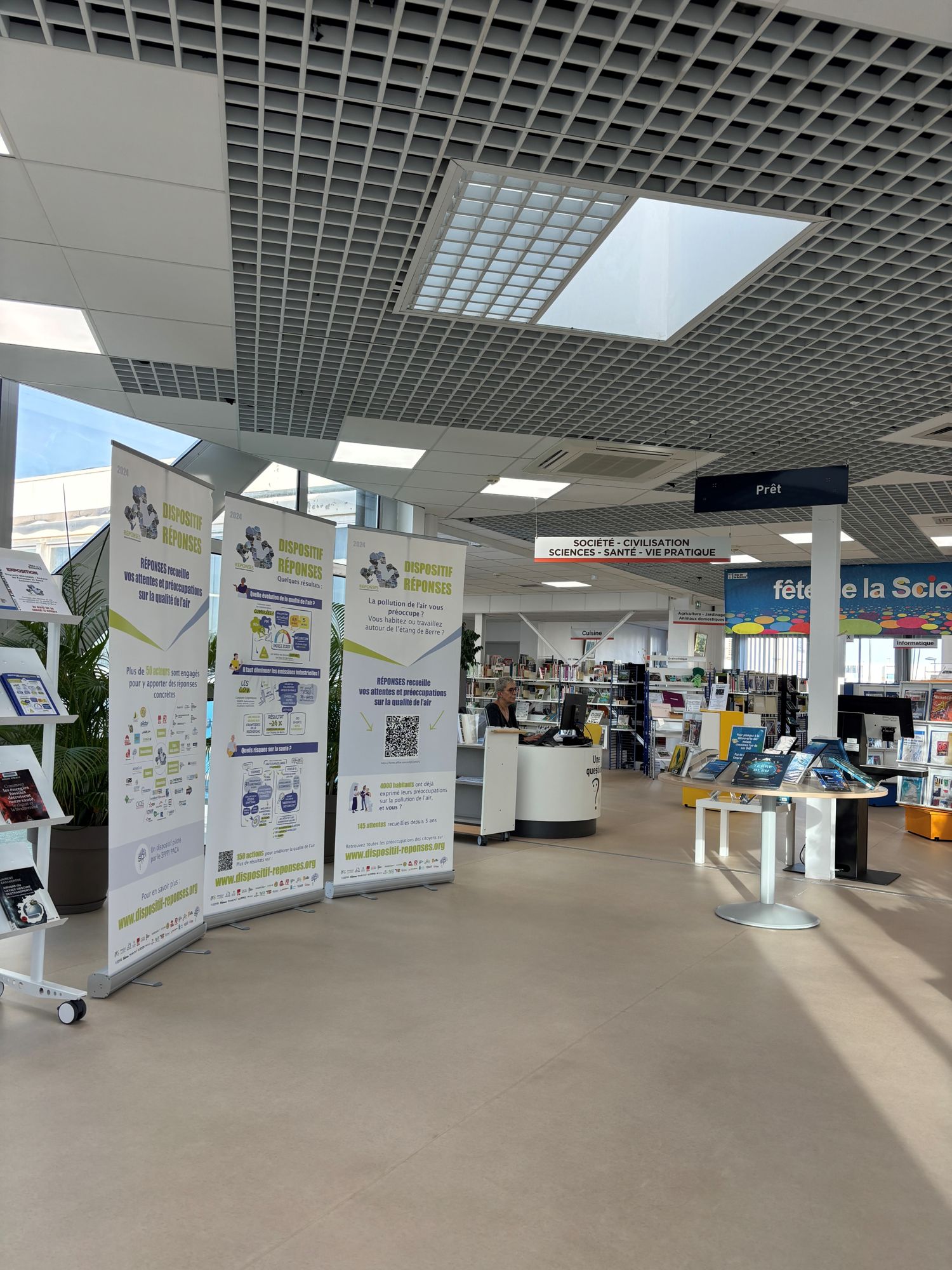 Le dispositif Réponses à la Médiathèque de Fos-sur-Mer