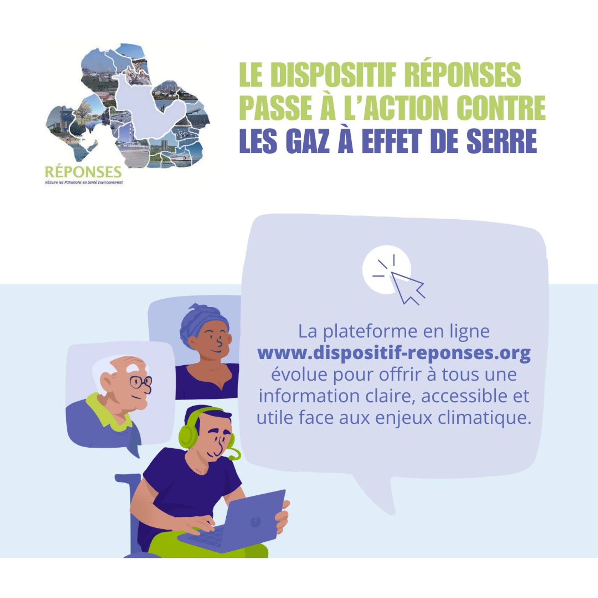 Le dispositif RÉPONSES franchit une nouvelle étape et s’attaque aux gaz à effet de serre (GES)