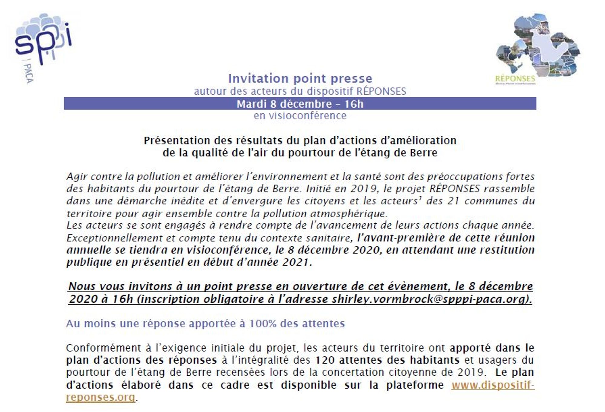 Communiqués de presse