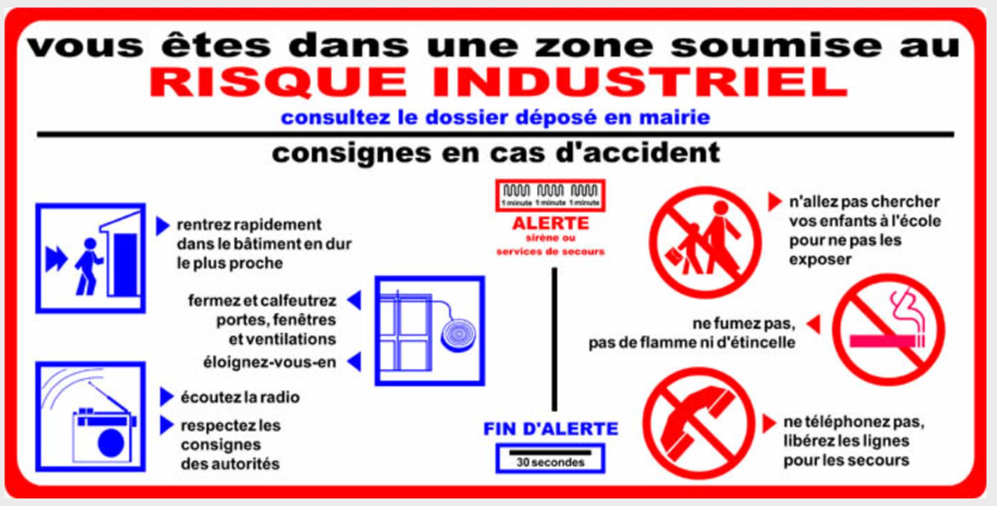 S’informer pour mieux se protéger en cas d’accident industriel 