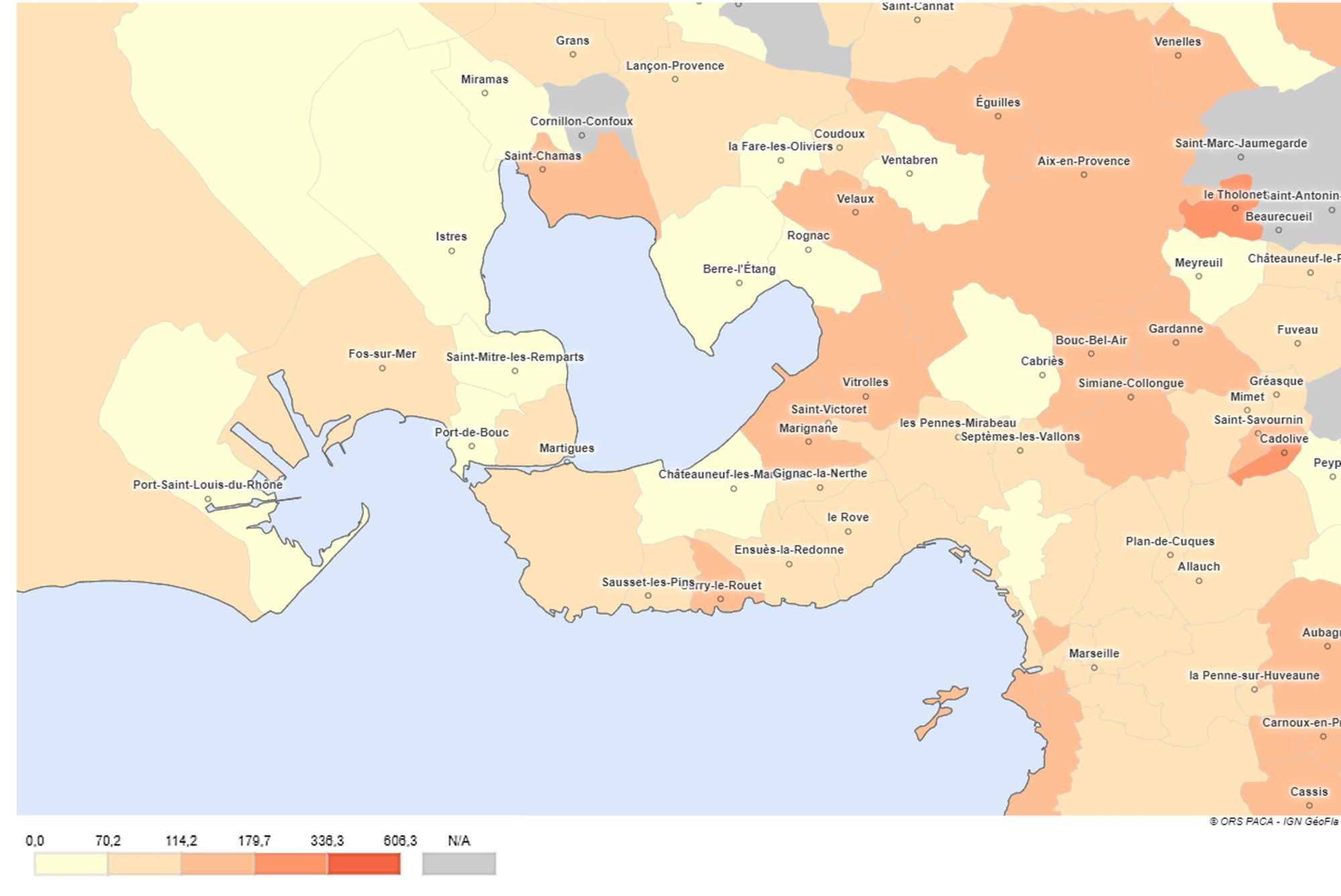 Le Système d’Information Régional en Santé (SIRSéPACA) : un outil cartographique pour trouver des informations sur un territoire en région Provence-Alpes-Côte d’Azur