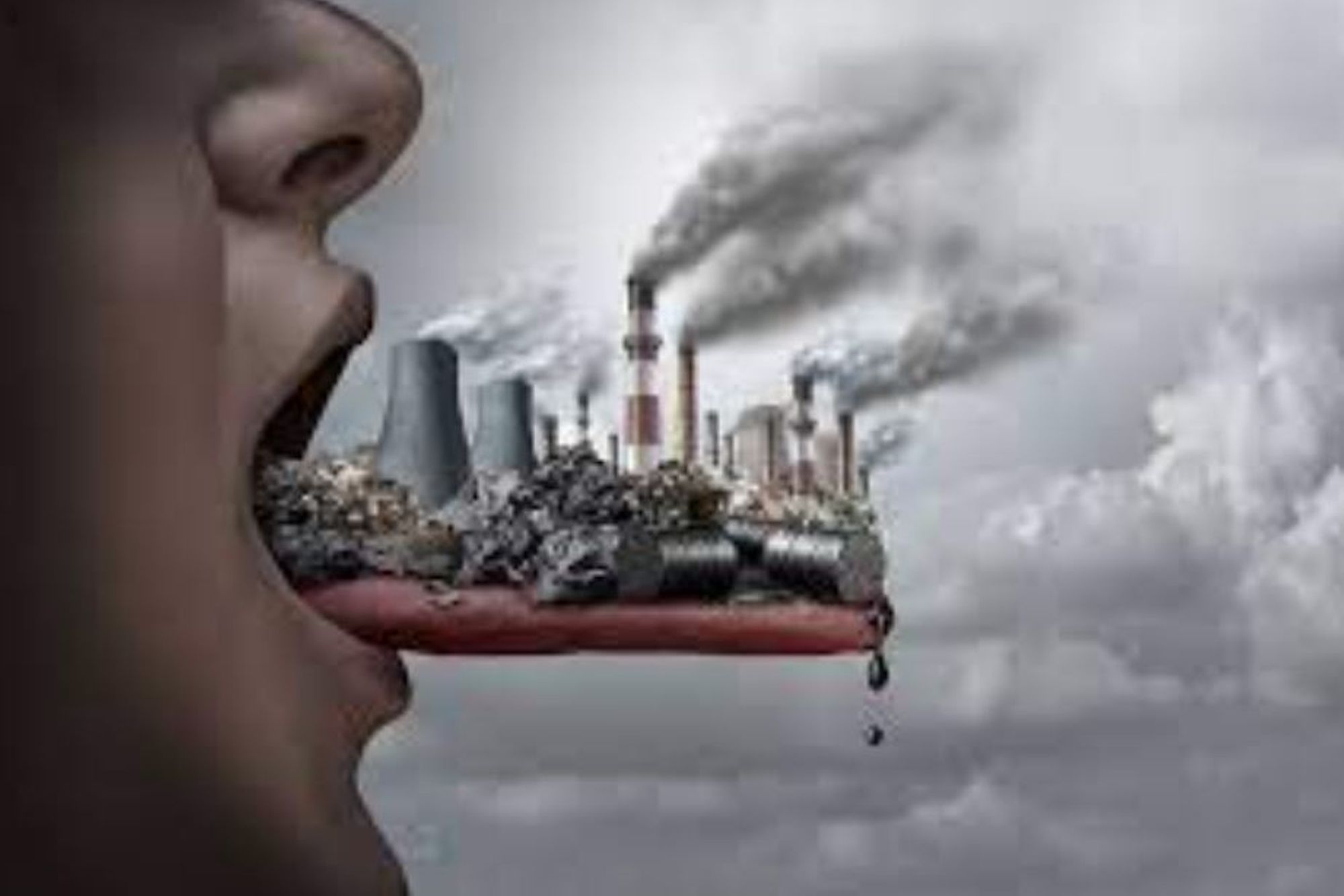 Ces dégagements de fumées des usines près de l'étang de Berre