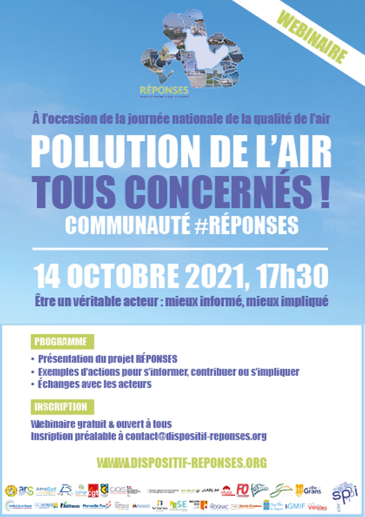 Webinaire, Pollution de l'air : tous concernés !