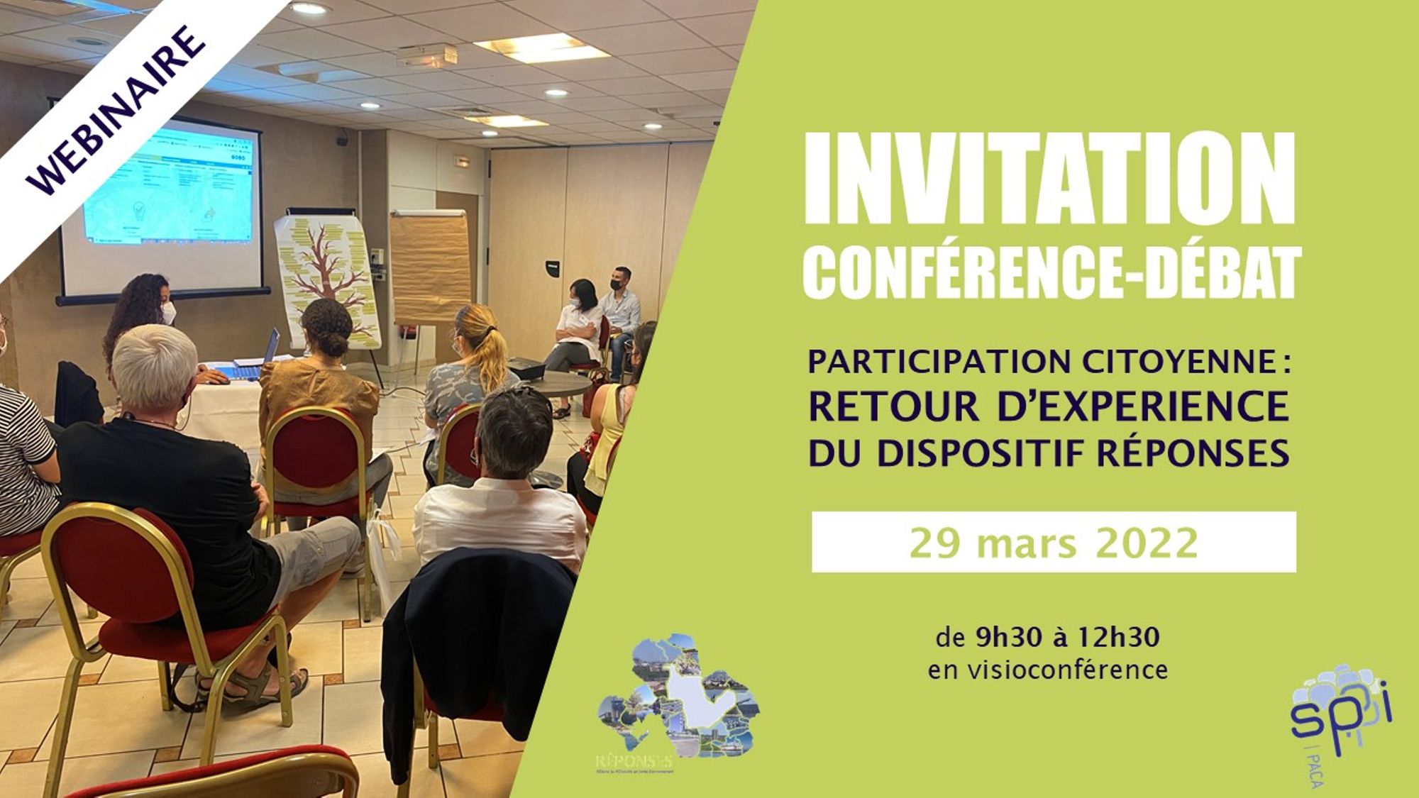 Conférence-débat : Participation citoyenne, retour d'expérience du dispositif RÉPONSES